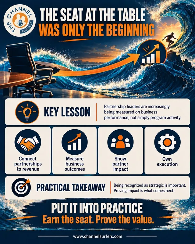 The Seat at the Table Was Only the Beginning: partnership leaders are measured on business performance, not program activity