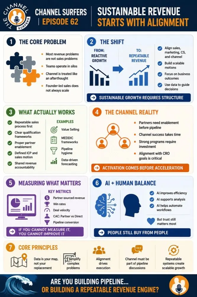 From Accounting to CRO: Neal Dooly's Channel Journey infographic