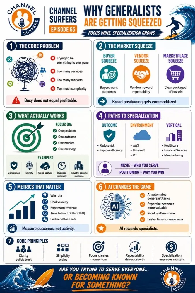 Ecosystem Specialization: Why Generalists Are Getting Squeezed infographic