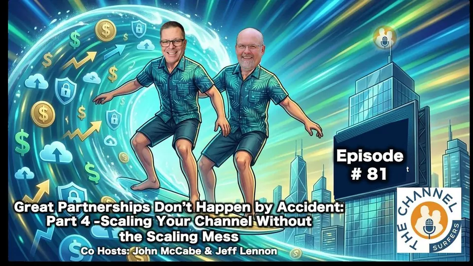 Episode 81 cover art: Great Partnerships Don't Happen by Accident, Part 4, Scaling Your Channel Without the Scaling Mess